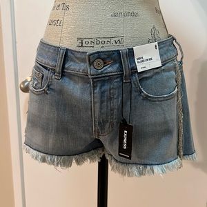 Express Shorts with Cute bead side detail. Cute for a festival or Summertime!